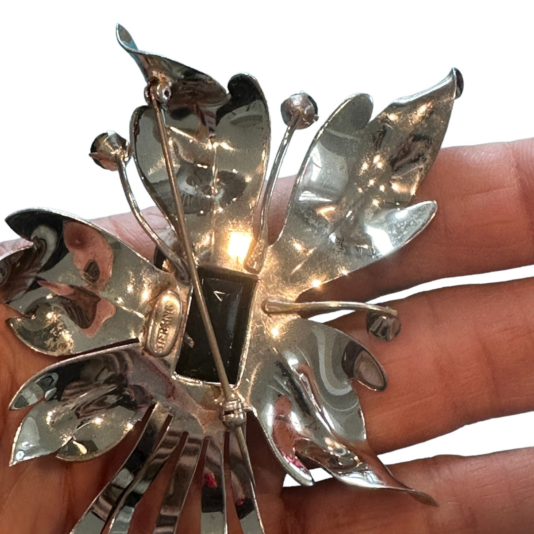 Green Sterling 4" Spray Dramatic Pin