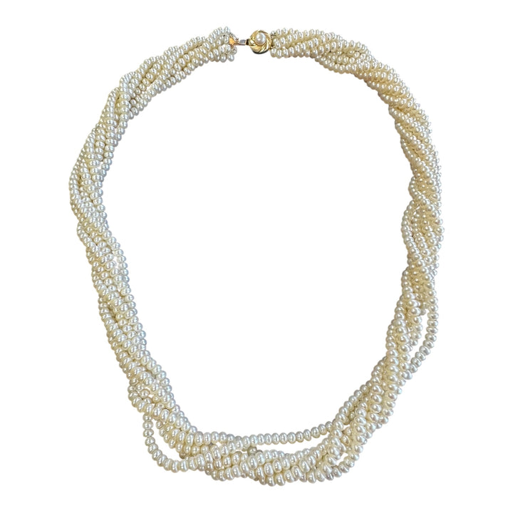 14 karat six-strand Freshwater Pearl 20-inch Bead Necklace