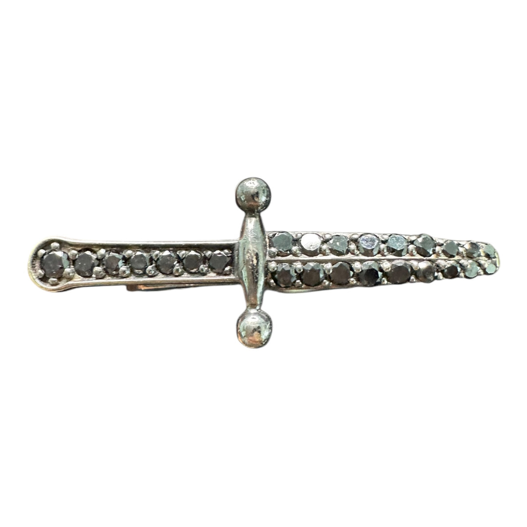 Designer 18Kt Dagger Black Diamond Ring