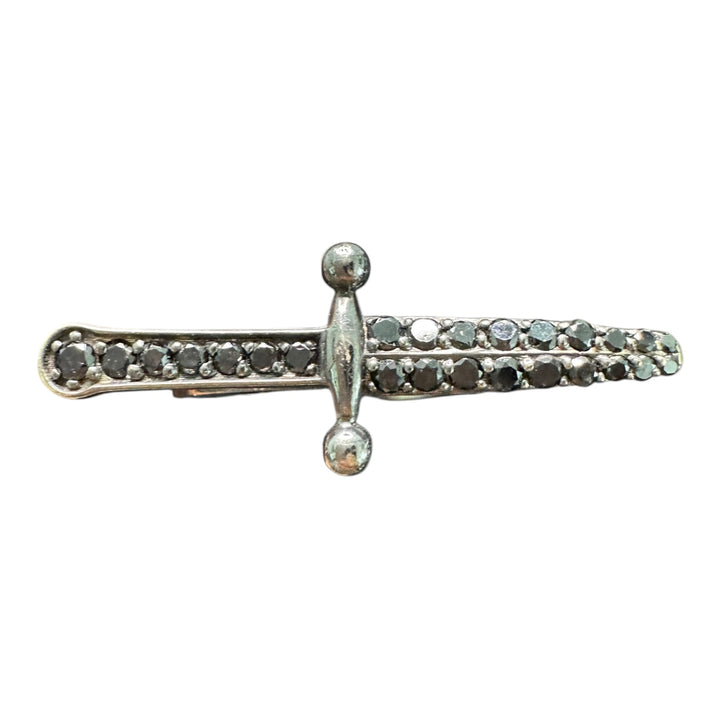 Designer 18Kt Dagger Black Diamond Ring
