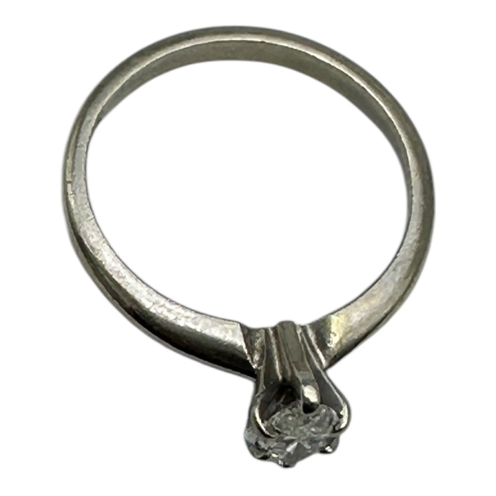 14kt White Gold .41ct Marquise-Cut Diamond Solitaire Ring