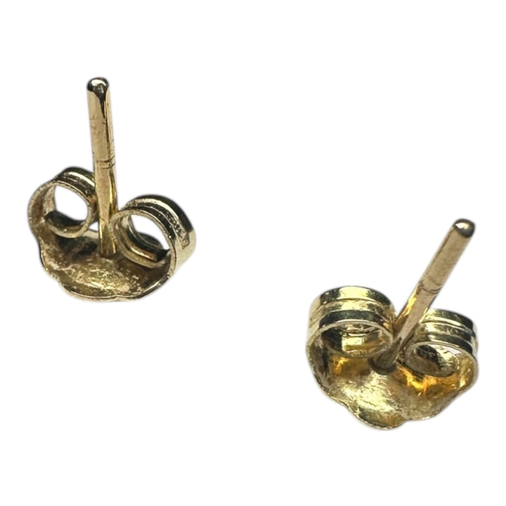 14 Karat .85 Carat Sapphire Pear-Shaped Halo Diamond Stud, Earrings