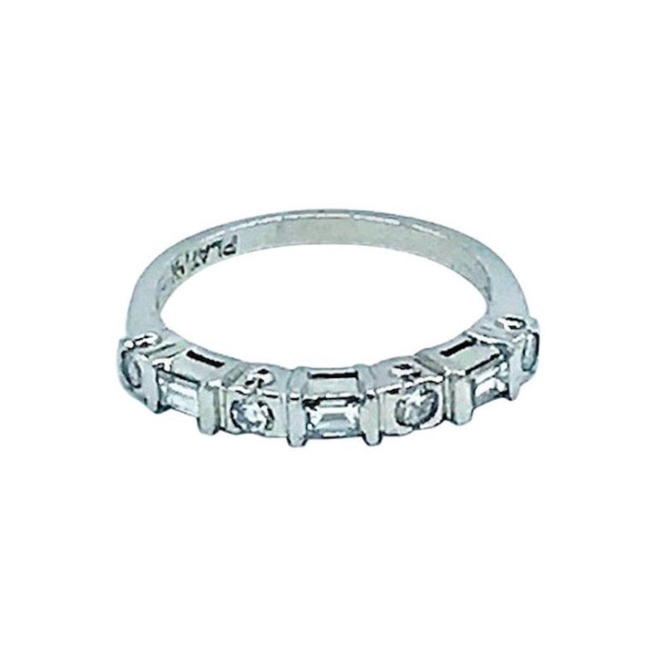 Platinum Diamond Wedding Engagement 3mm .50 Ct Band