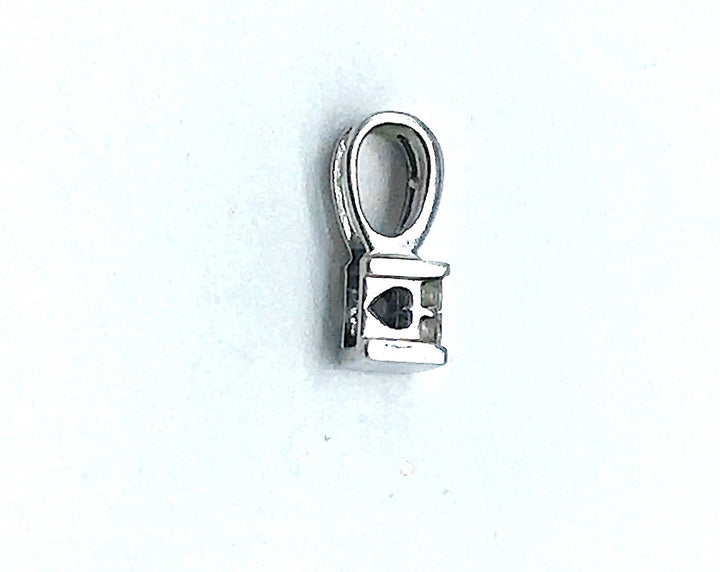 14Kt Princess Diamond Pendant .60 Ct