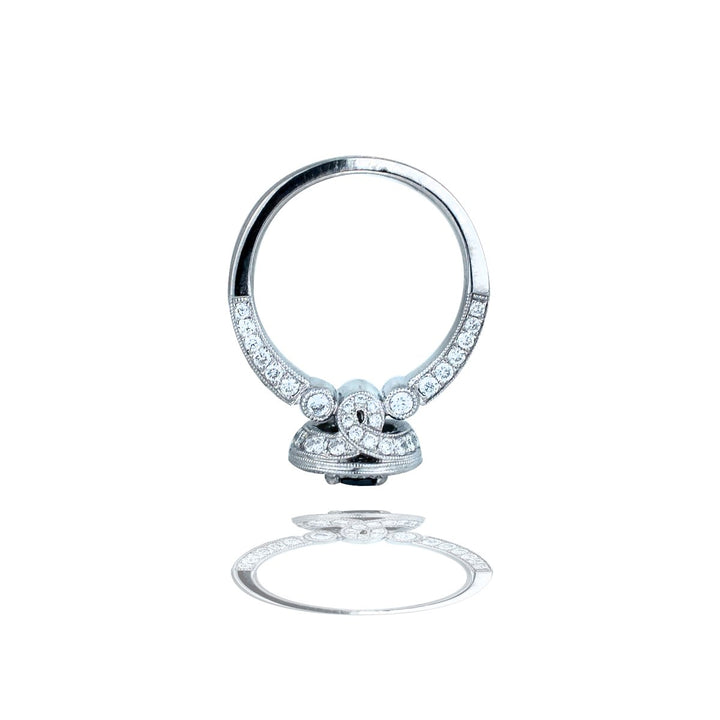 14Kt Kashi Halo Spinel and Diamond Ring 2.55 CTW