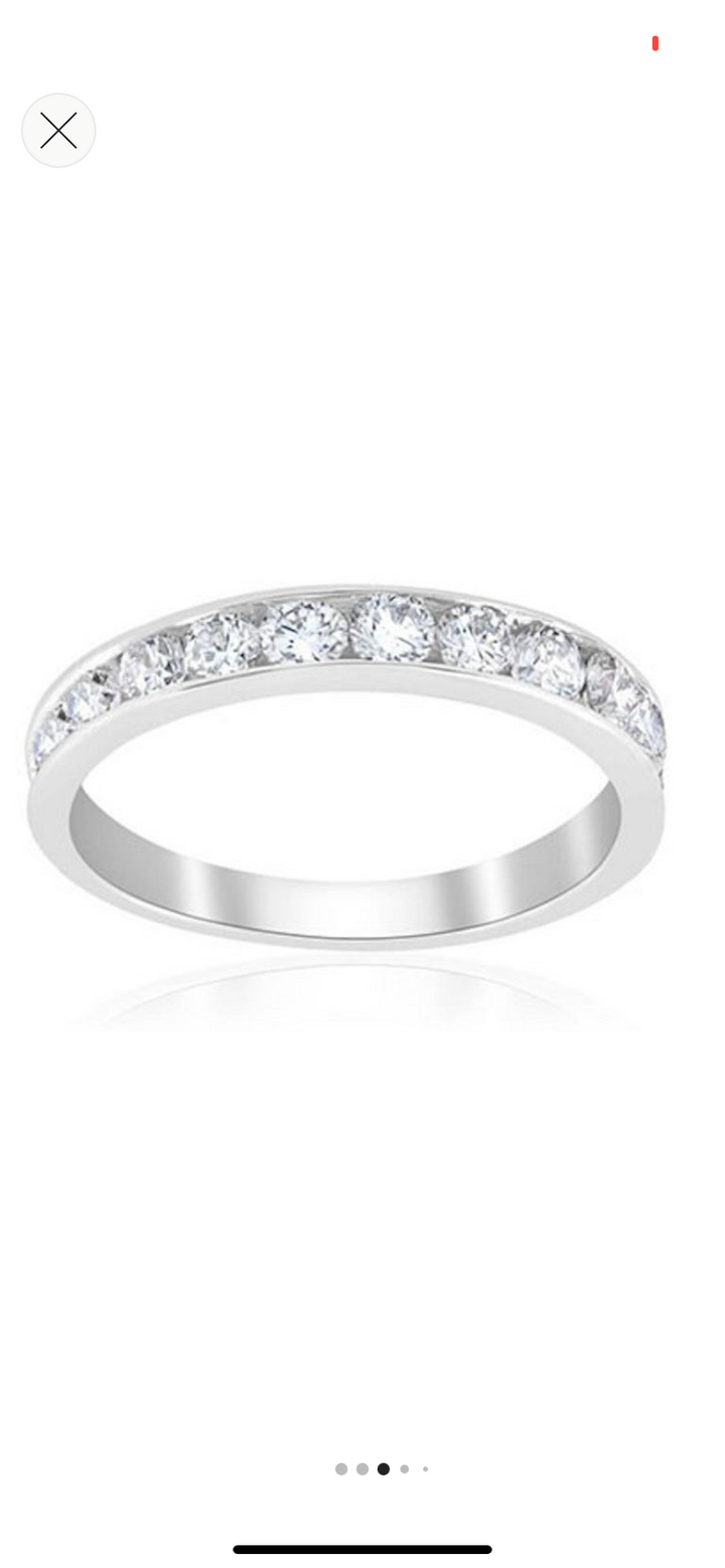 14Kt  Diamond Eternity channel Anniversary Band, 1.50 CTW