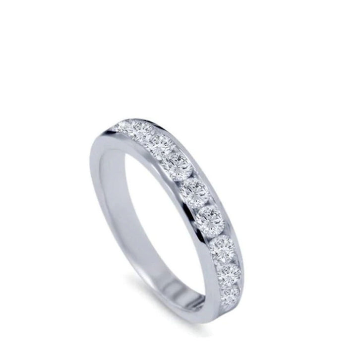 14Kt  Diamond Eternity channel Anniversary Band, 1.50 CTW