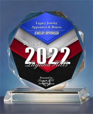 Legacy Jewelry Appraisers & Buyers Receives 2022 Best of Laguna Hills Award