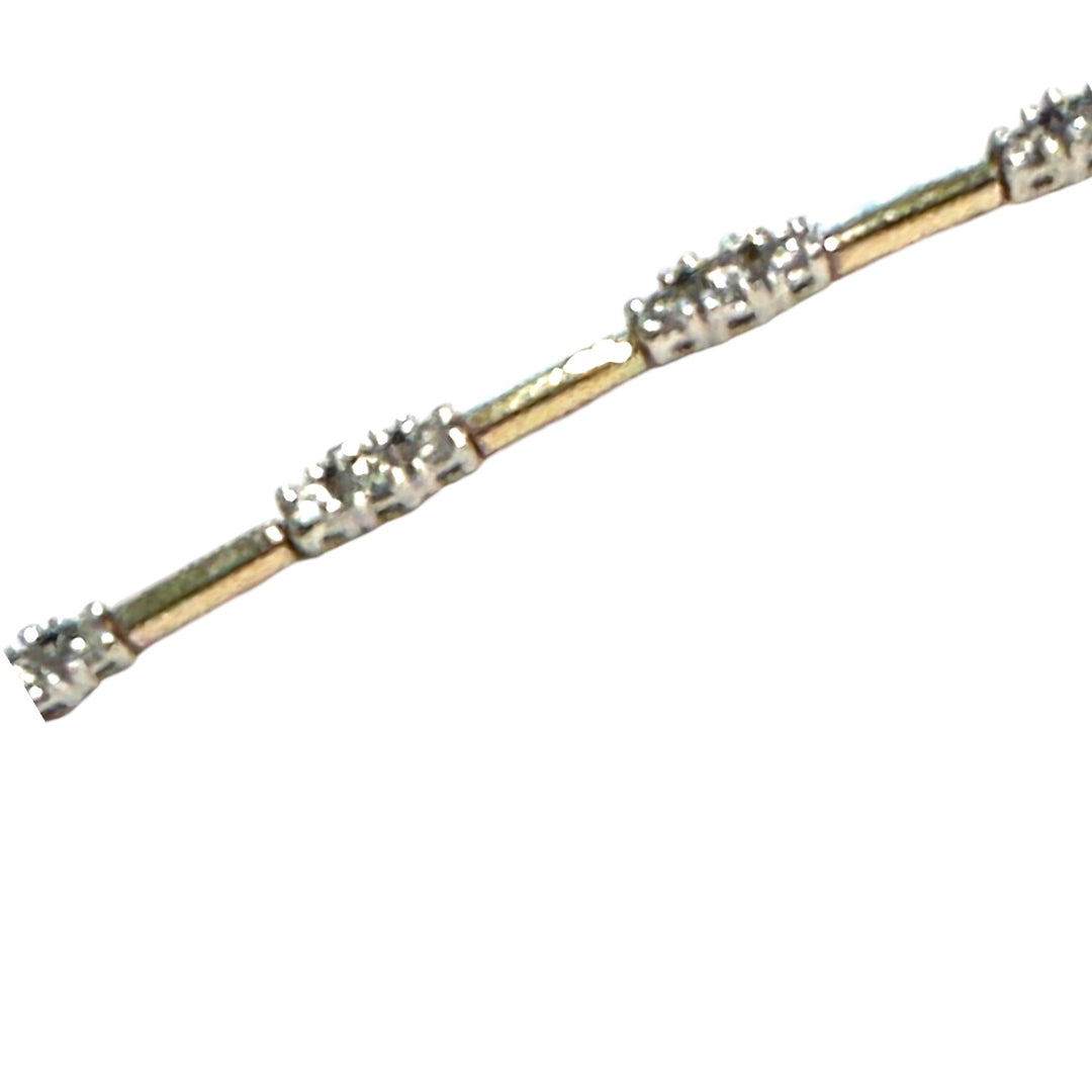 1.50 Carat Diamond Tennis Bracelet 14 Karat Yellow Gold