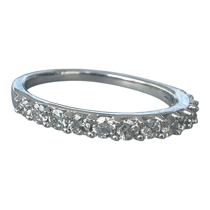 Two stackable diamond bands, 1.50 carat total weight 14 karat white gold