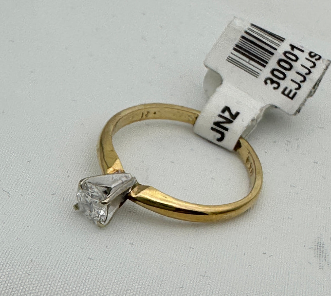 14kt Gold .25 Ct Diamond Solitaire