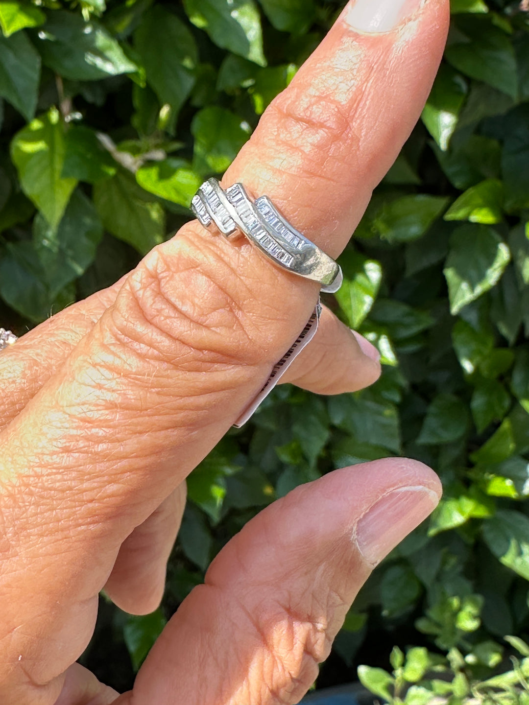 14K Channel Baguette Diamond Band Ring .80 Ct VS