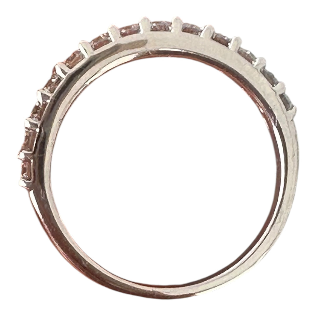 Two stackable diamond bands, 1.50 carat total weight 14 karat white gold