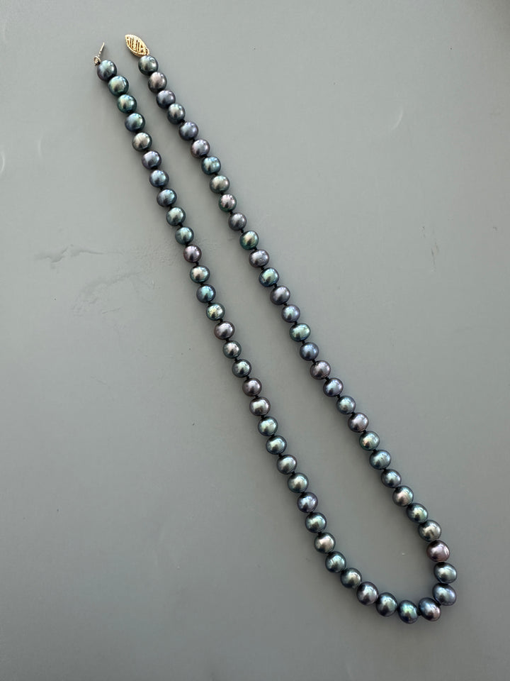 14 karat multicolor, pearl strand 6.5–7 mm Tahitian ￼