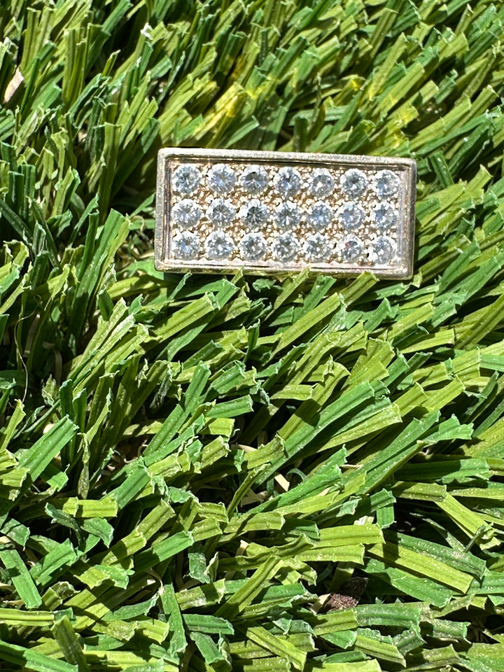 Contemporary 2 carat diamond band ring VS F-G