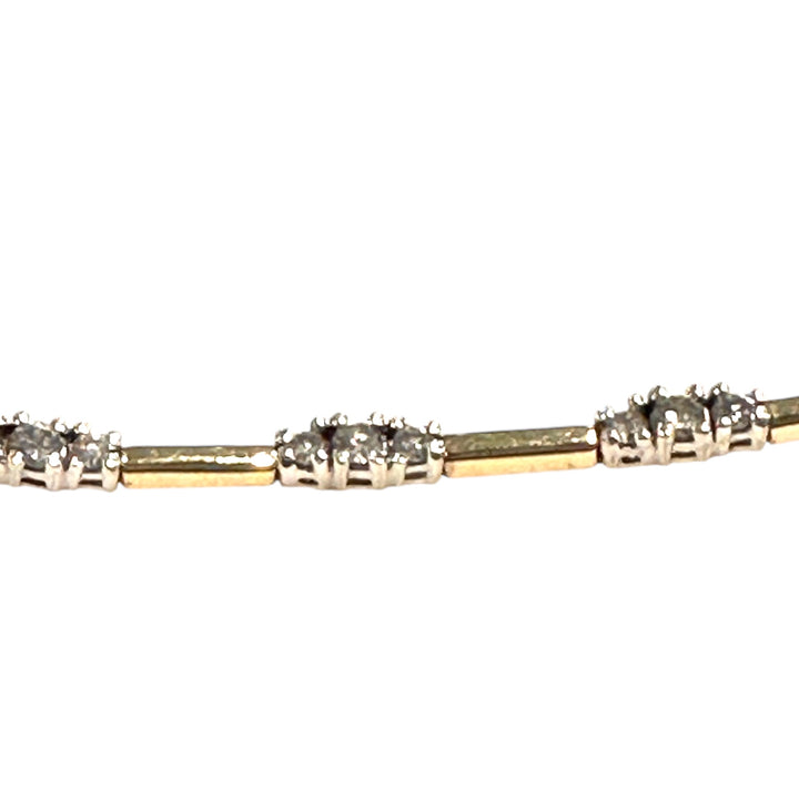 1.50 Carat Diamond Tennis Bracelet 14 Karat Yellow Gold