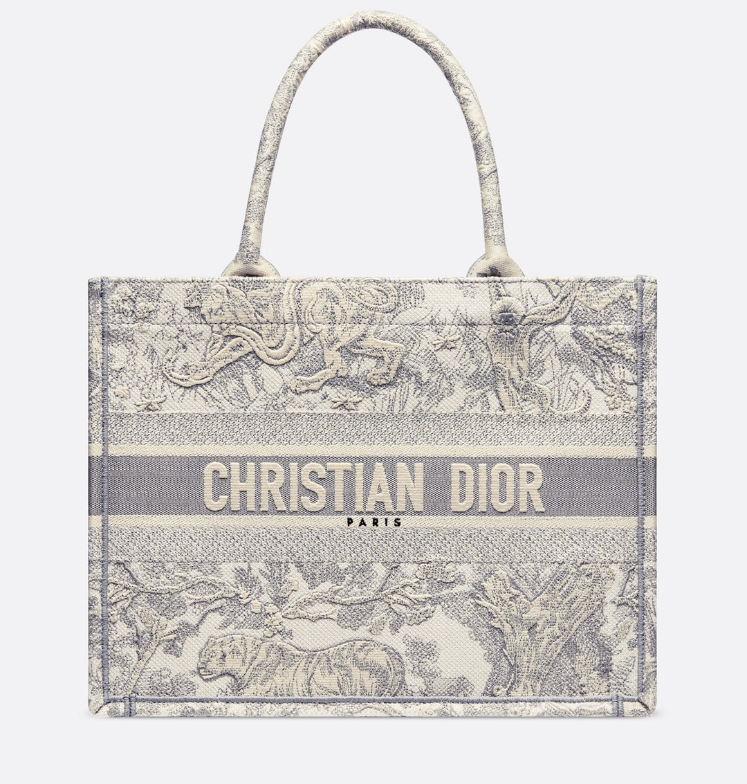 Brand New Christian Dior Toile De Jouy Medium Book Tote