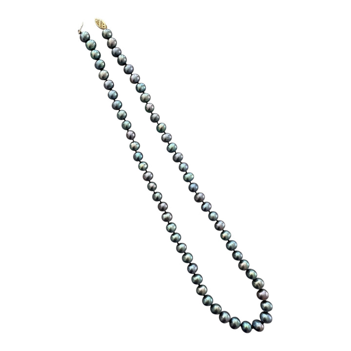14 karat multicolor, pearl strand 6.5–7 mm Tahitian ￼