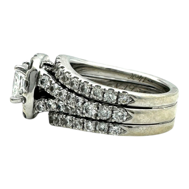 Neil Lane, 2/1/6 carat t.w. 3-Band Cushion Cut Engagement Ring