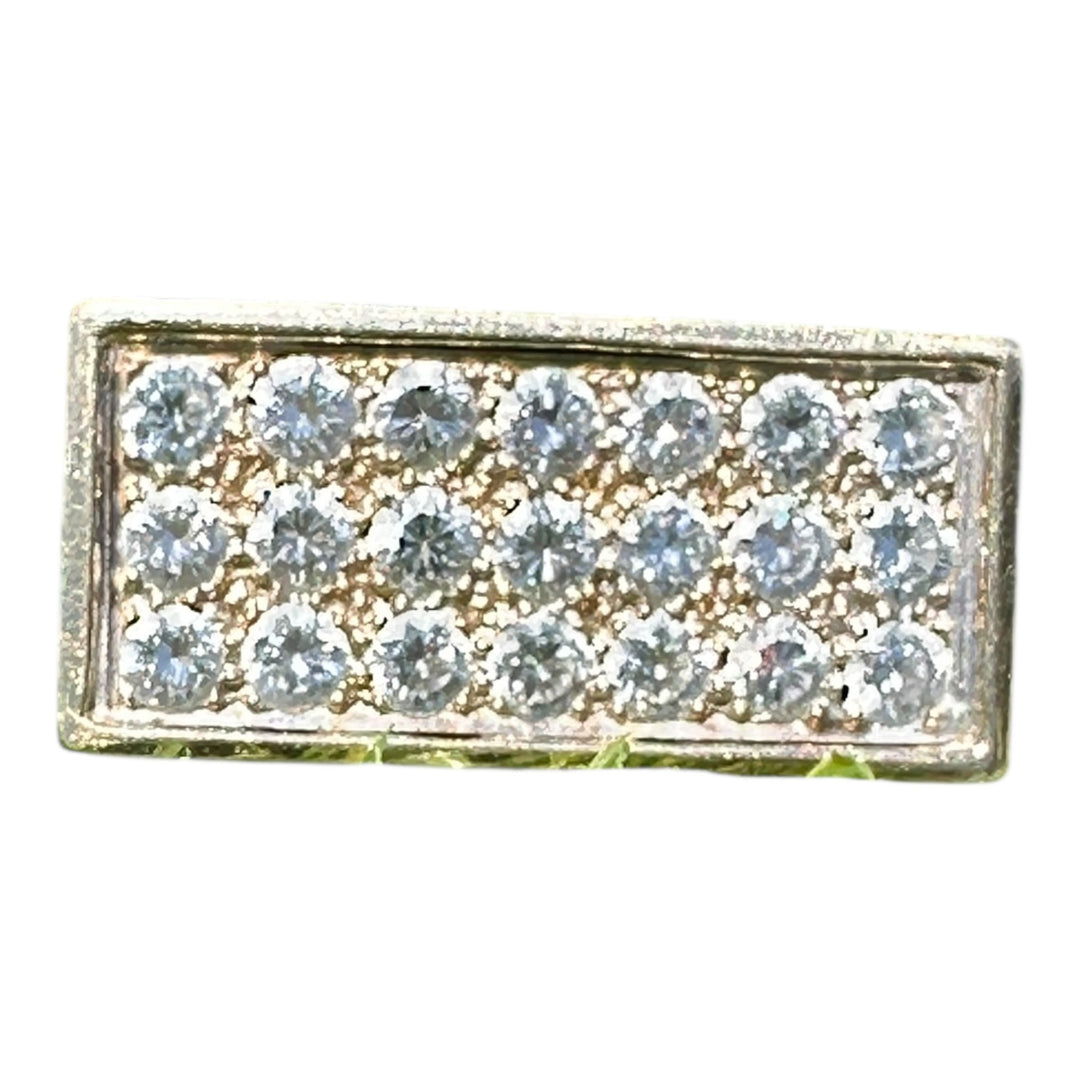 Contemporary 2 carat diamond band ring VS F-G
