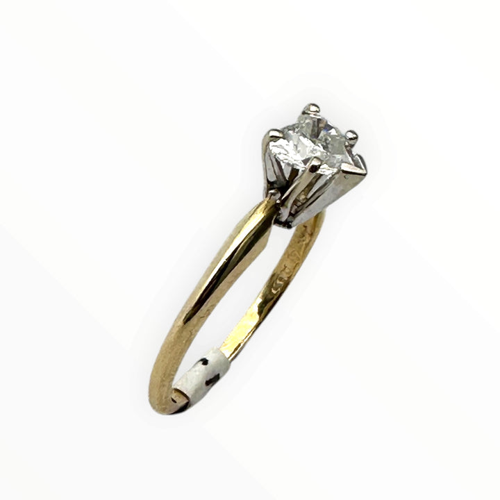Classic 0.55 Carat Heart-Shaped Diamond Solitaire Ring in 14K Gold