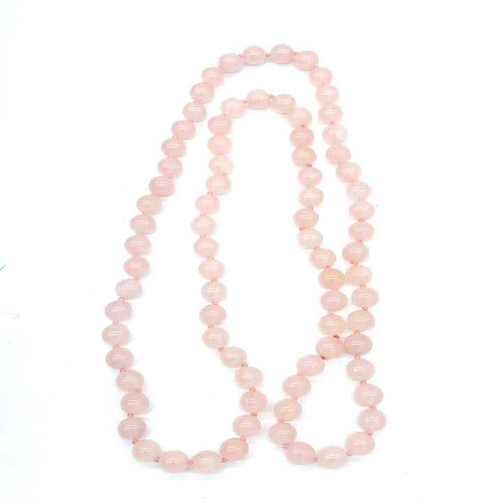 36" Rose Quartz Beads 10 mm Shiny